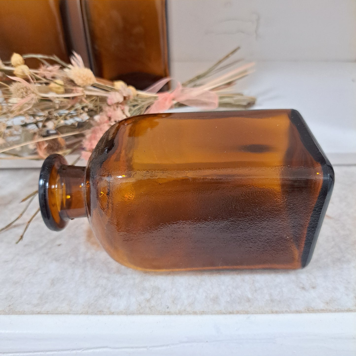Tischväschen Dekoväschen Flaschenbraun