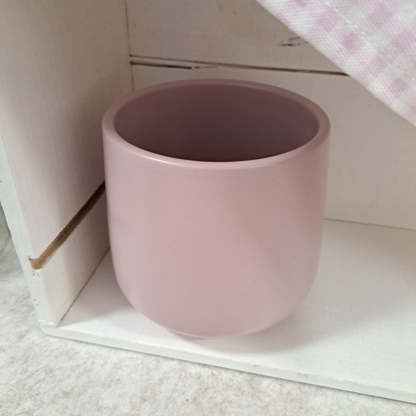 Keramik Übertopf Pflanztopf Taupe oder Rosé