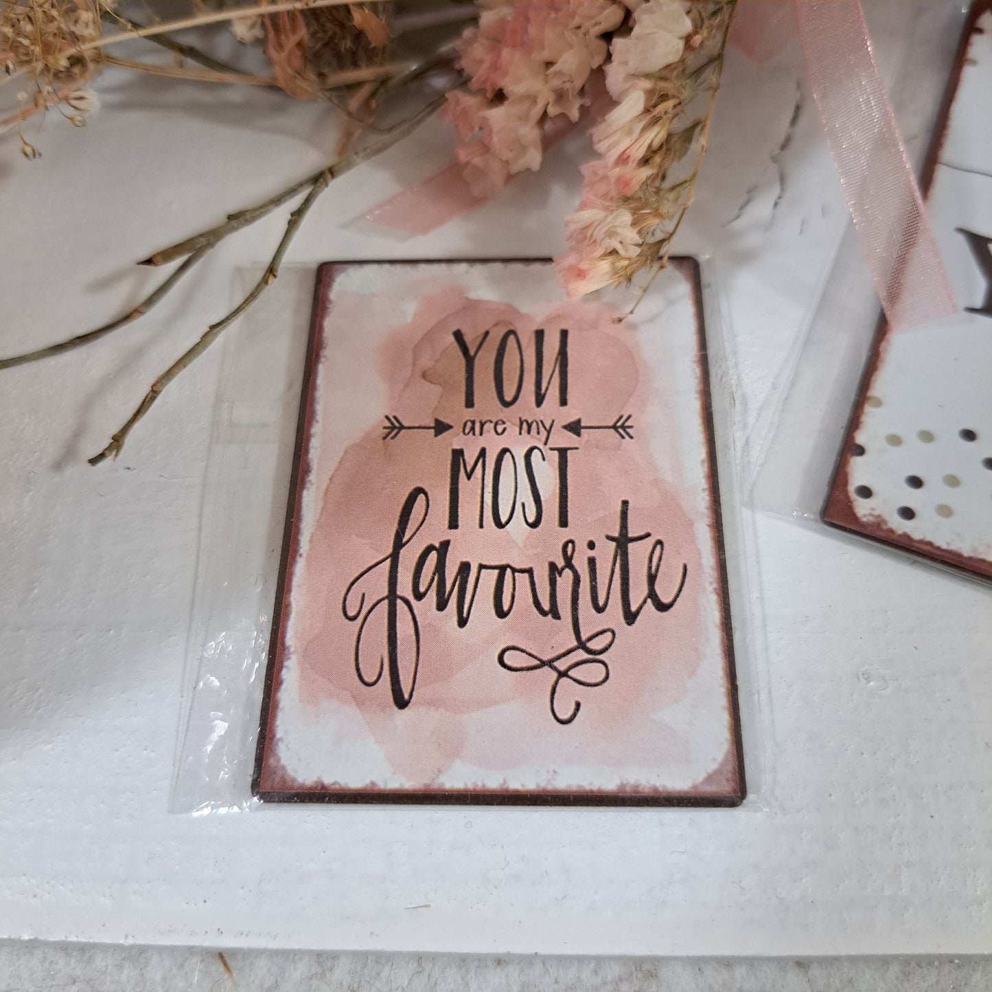 Süße Vintage Magnete mit Spruch